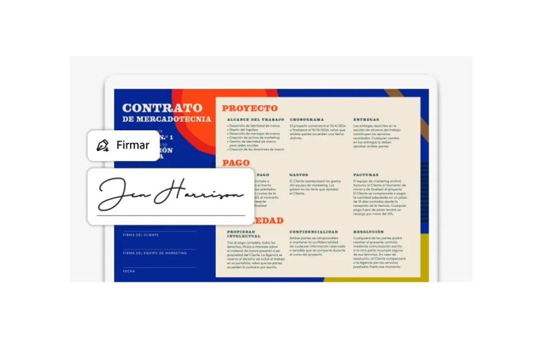 Acrobat para negocios: edición, firmas y control documental centralizado